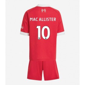 Fotballdrakt Barn Liverpool Alexis Mac Allister #10 Hjemmedraktsett 2025-26 Kortermet (+ Korte bukser)